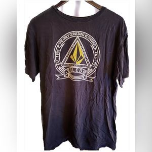 VOLCOM VINTAGE BLACK TEE WITH GRAPHIC